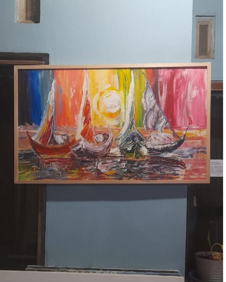 LUKISAN PERAHU HORISON